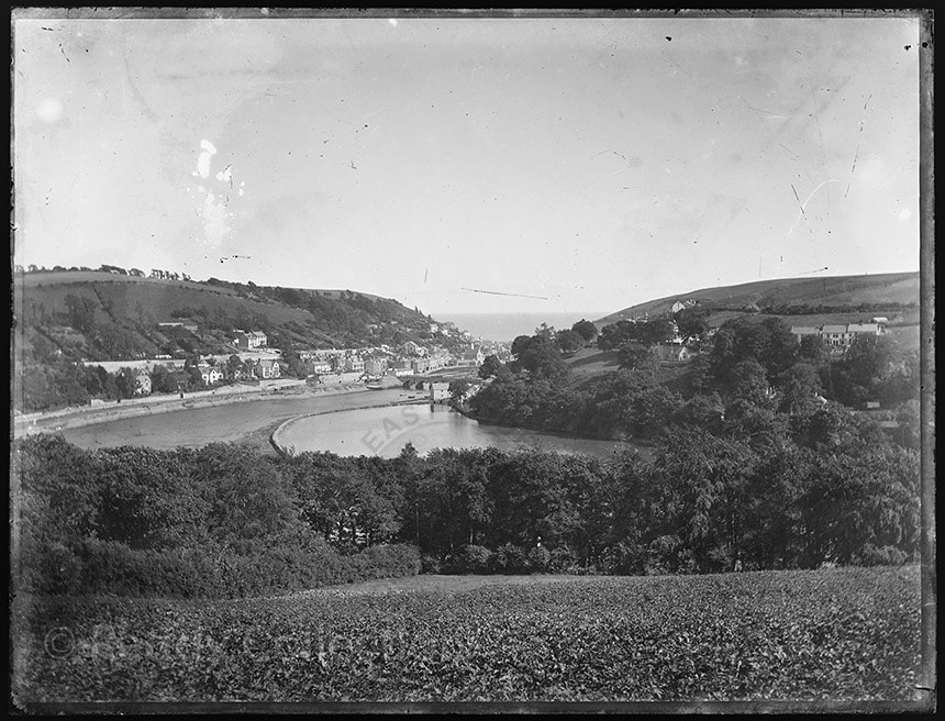View of Looe from Trenant early 1900s:
Raddy Collection
